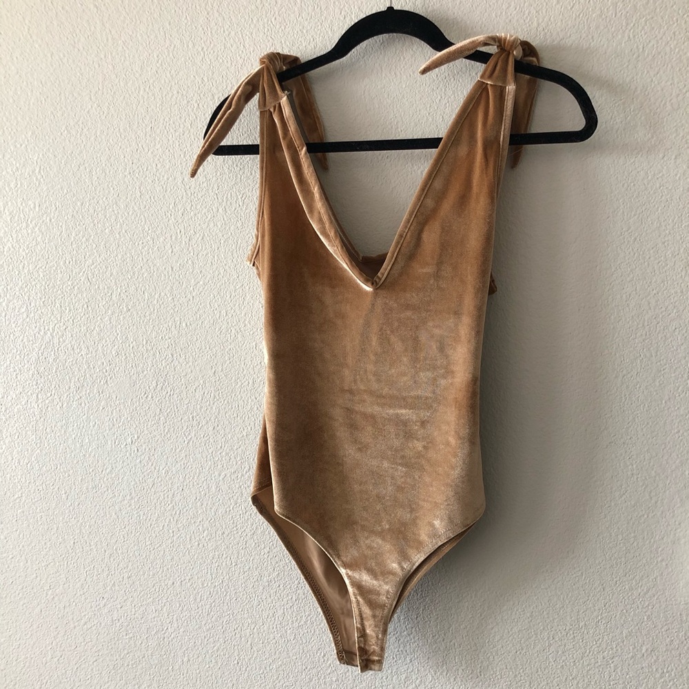 Velvet bodysuit